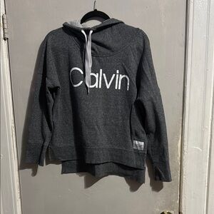 Calvin Klein Gray Hoodie Sweater